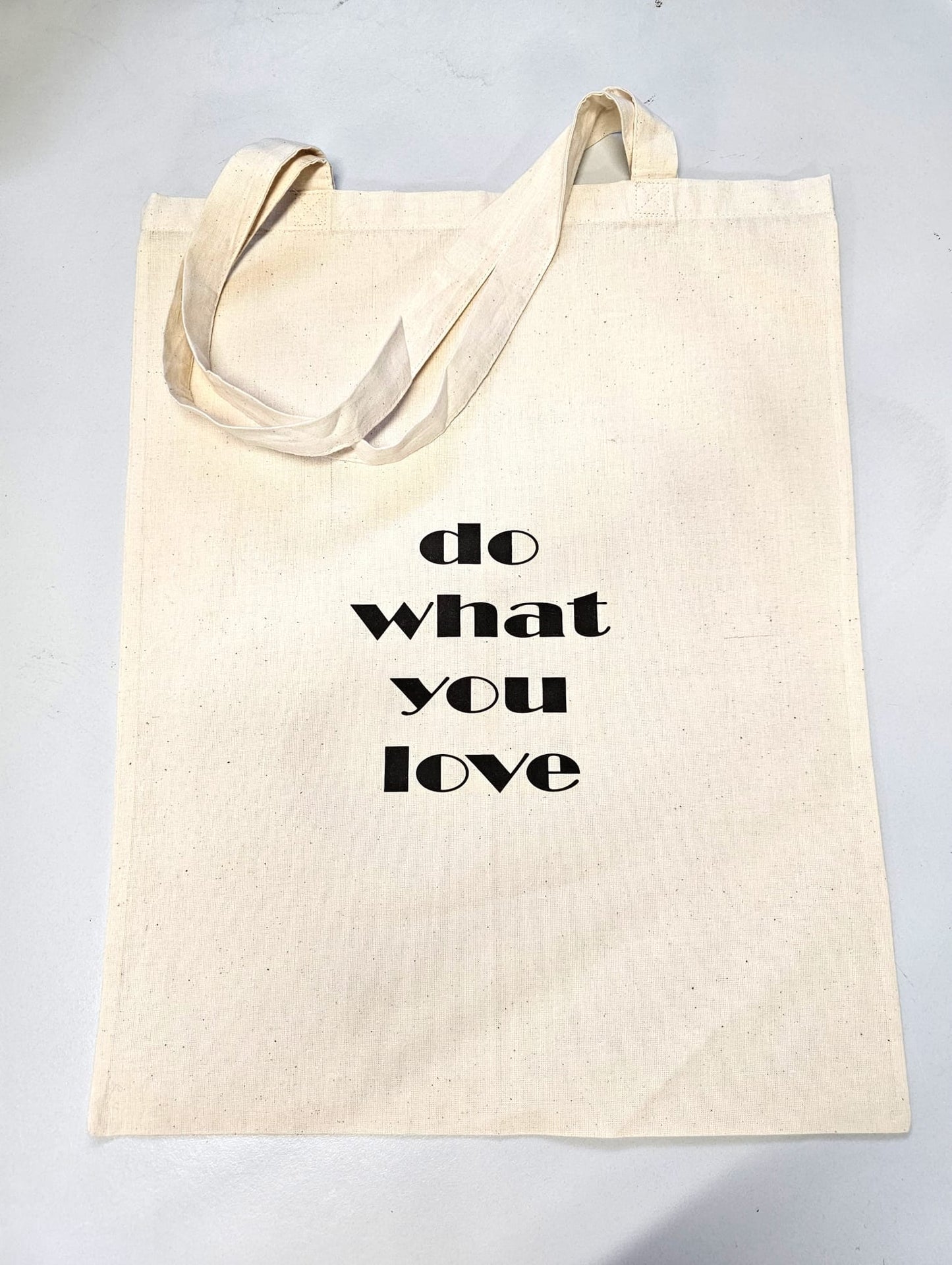 Do What You Love Tote Bags printed on both sides Large 50cm x 40cm