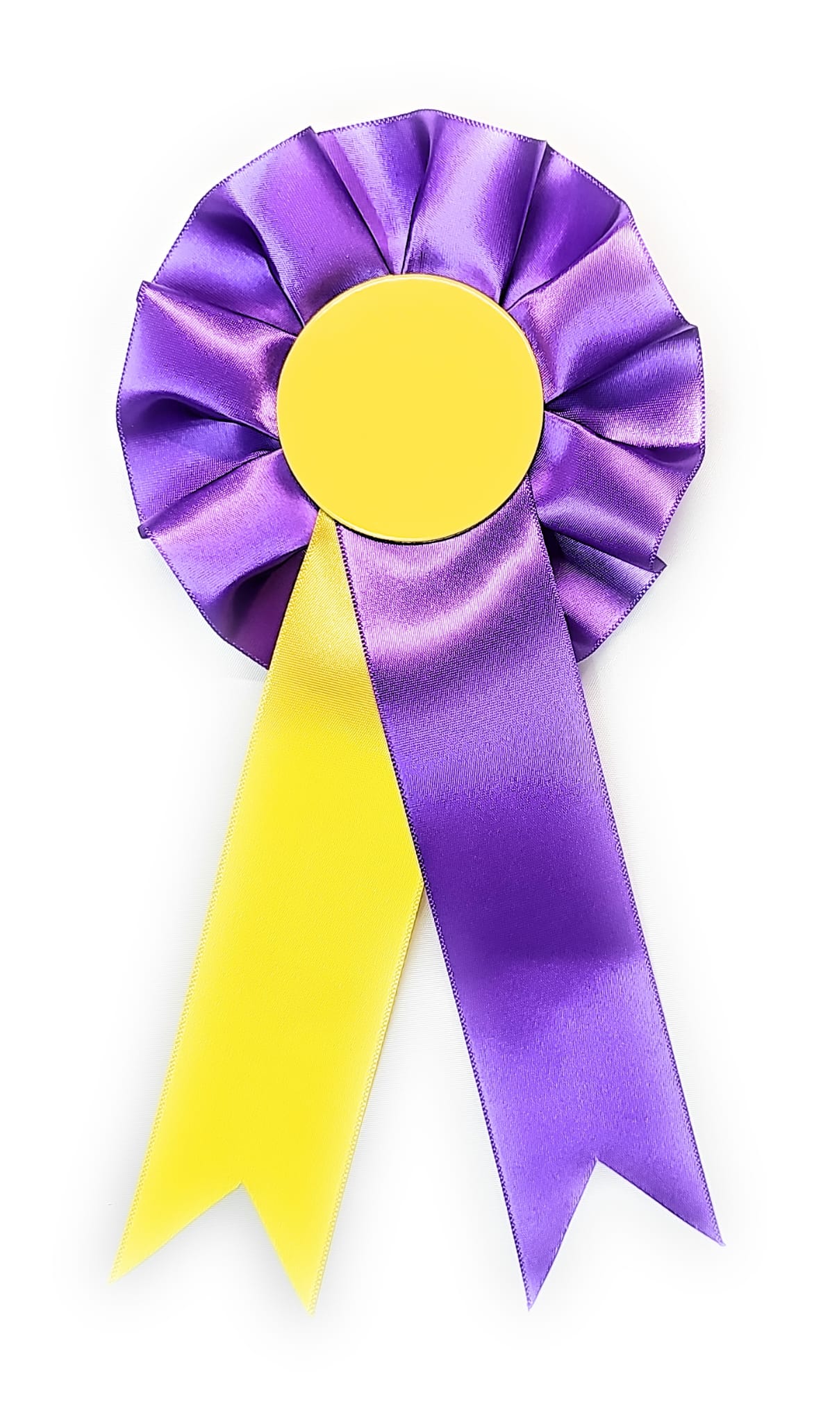 10 x Purple and Yellow Rosettes