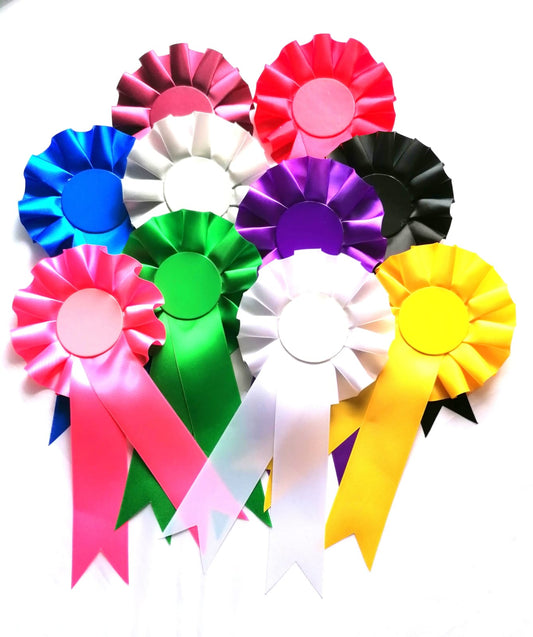 10 X 1 Tier Rosettes Mixed colours