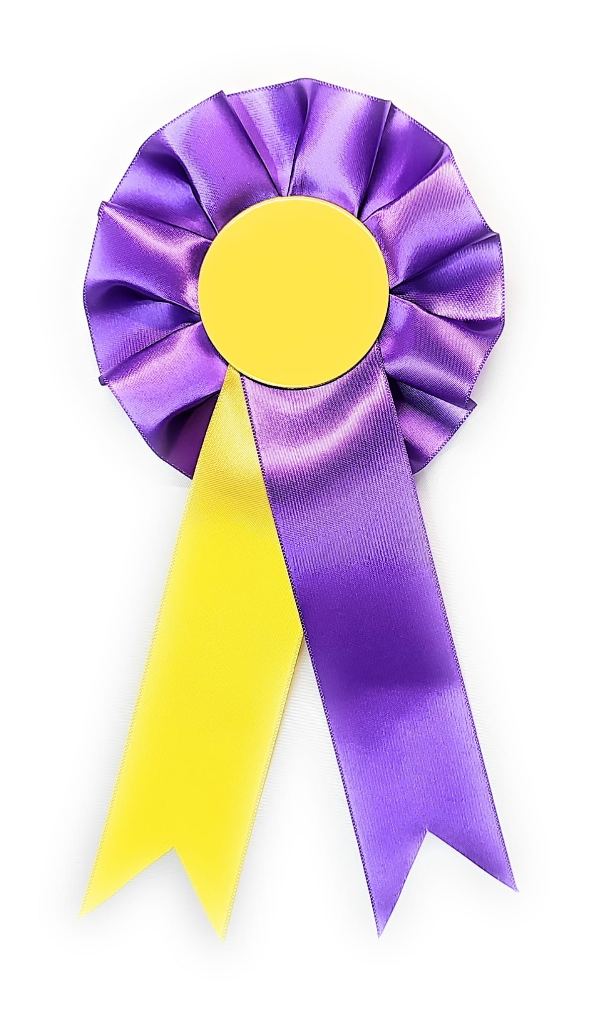 10 x Purple and Yellow Rosettes