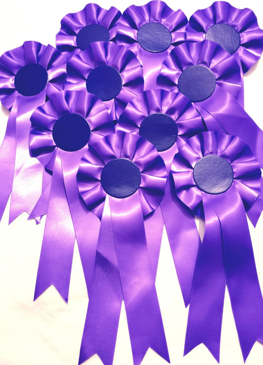 10 X Purple Rosettes