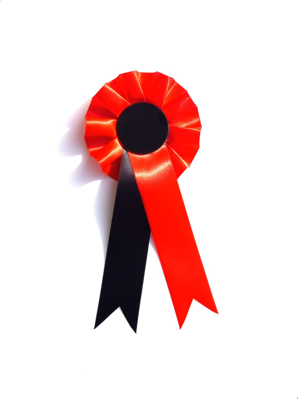 10 X 1 Tier Red and Black Rosettes